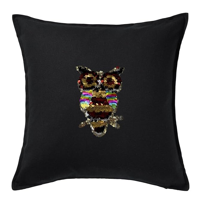Sequin Owl Patches | 2 in One