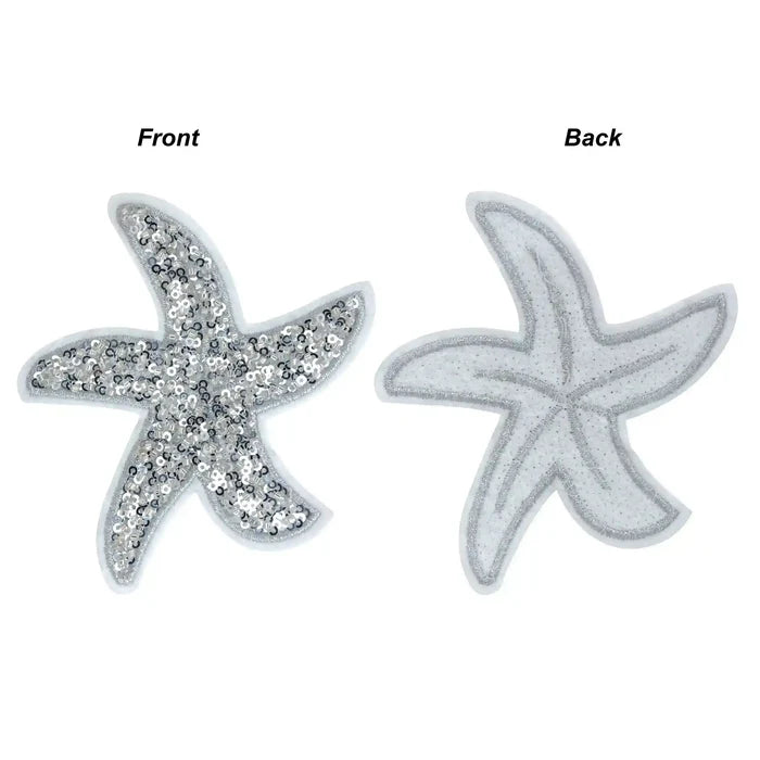 Sequins Star Fish Sew Patch
