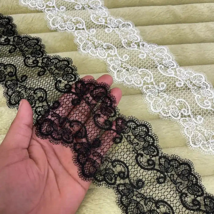 Seraphine Ornate Scroll Lace | Width 8.3cm (3.3 inches) 83mm | SKU-FML-33