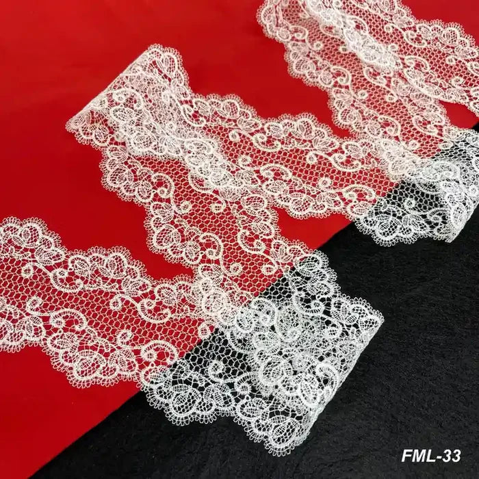 Seraphine Ornate Scroll Lace | Width 8.3cm (3.3 inches) 83mm | SKU-FML-33