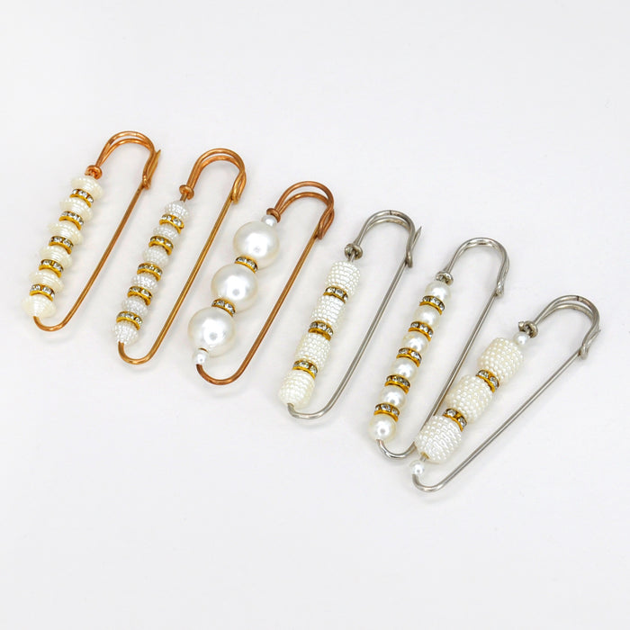 Ani Accessories designer fancy safety pin, elegant accessory for jackets, scarves, and outfits.