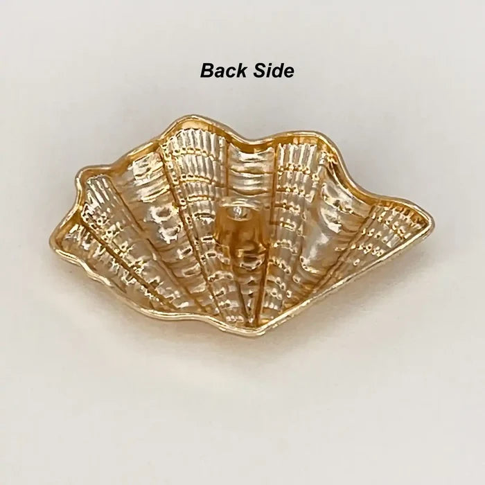 Shell Inspired Golden Metal Buttons | 21mm(55L)