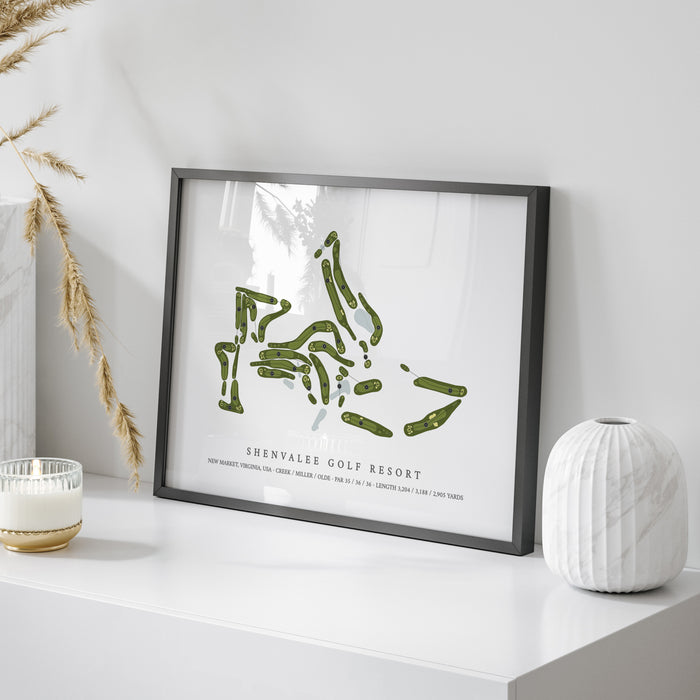 Shenvalee Golf Resort | Golf Course Map | On Table