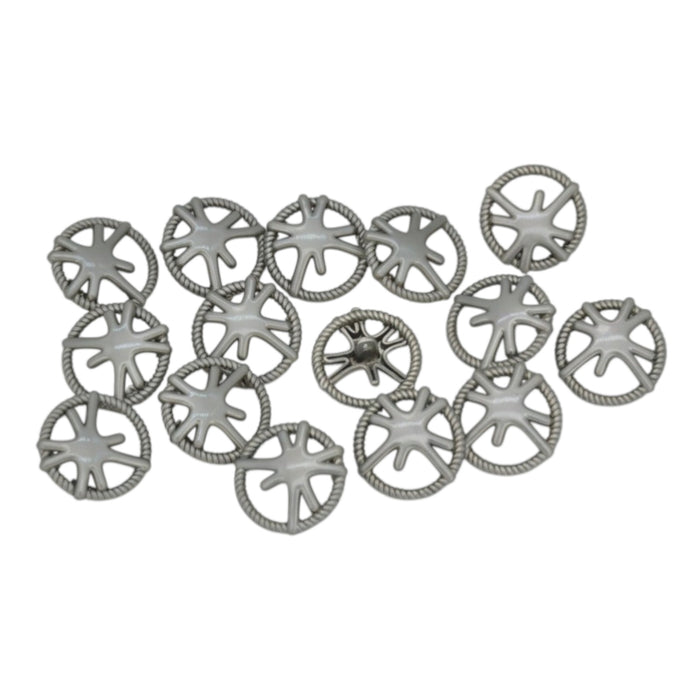Matte silver / 23mm (36L) / 50 Buttons