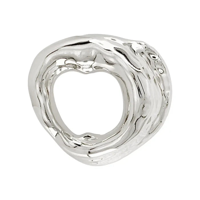 Ani Accessories Shiny Silver Metal Buckle Zooming image  in the white background. buckle for DIY, CRAFT and fashion wear.