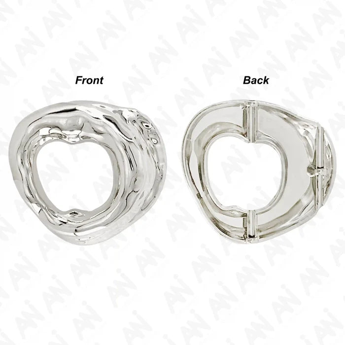 Shiny Silver Metal Buckle