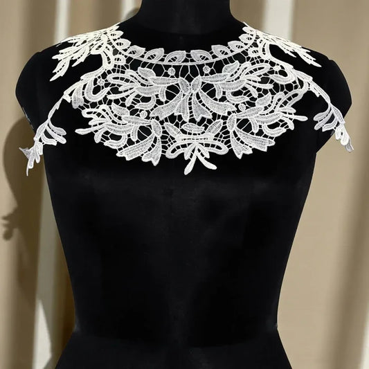 Round cutwork neckline by Ani Accessories for women’s dresses and kurtis with intricate floral design