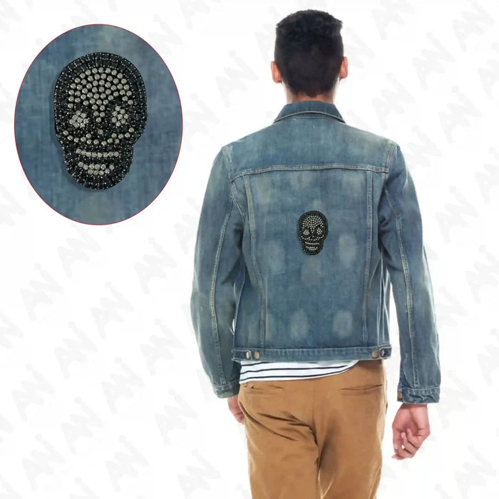 Skull Beads Patch
