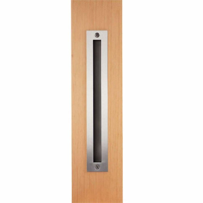 Skyrise Stainless Steel Flush Sliding & Pocket Door Handle - Sliding Barn Door Hardware by RealCraft