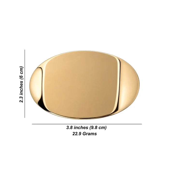 Sleek Oval Design Buckle