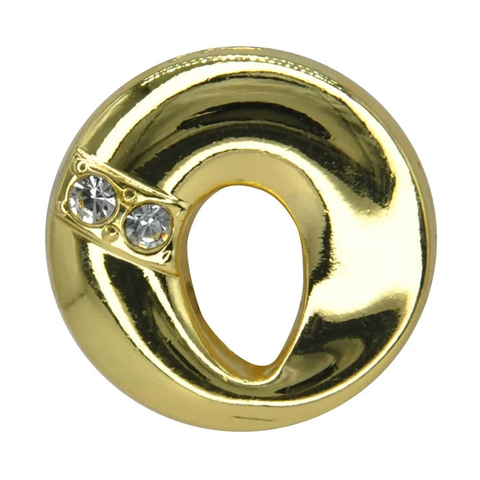 Slotted Metal Button | 15mm(24L), 18mm(32L) & 23mm(36L)