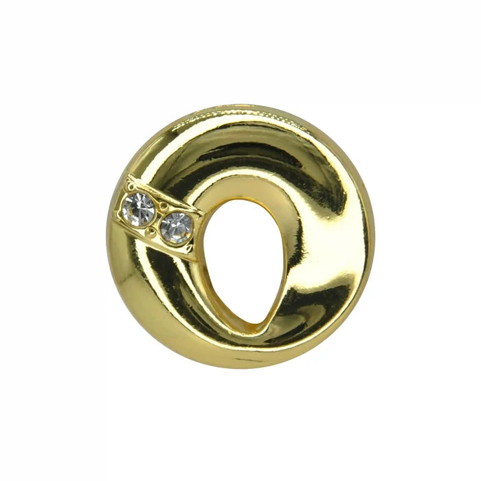 Slotted Metal Button | 15mm(24L), 18mm(32L) & 23mm(36L)