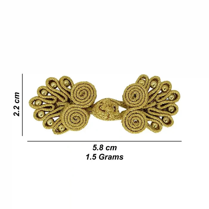 Snail Spiral Knots Frog Buttons