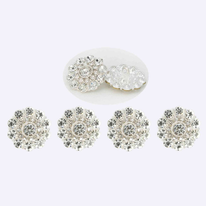 Sparkling Circle Metal Buttons | 19mm(30L)