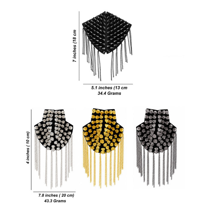 Spikes Shoulder Epaulets