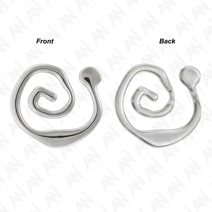 Spiral Inspire Gold & Silver Metal Buckle