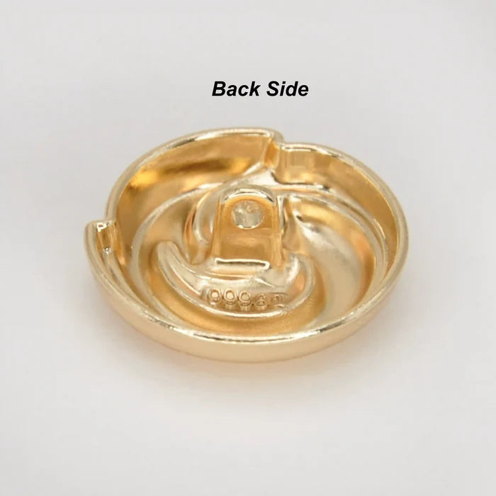 Spiral Metal Button | 15mm(24L) & 23mm(36L)