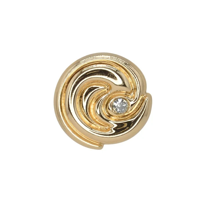 Spiral Metal Button | 15mm(24L) & 23mm(36L)