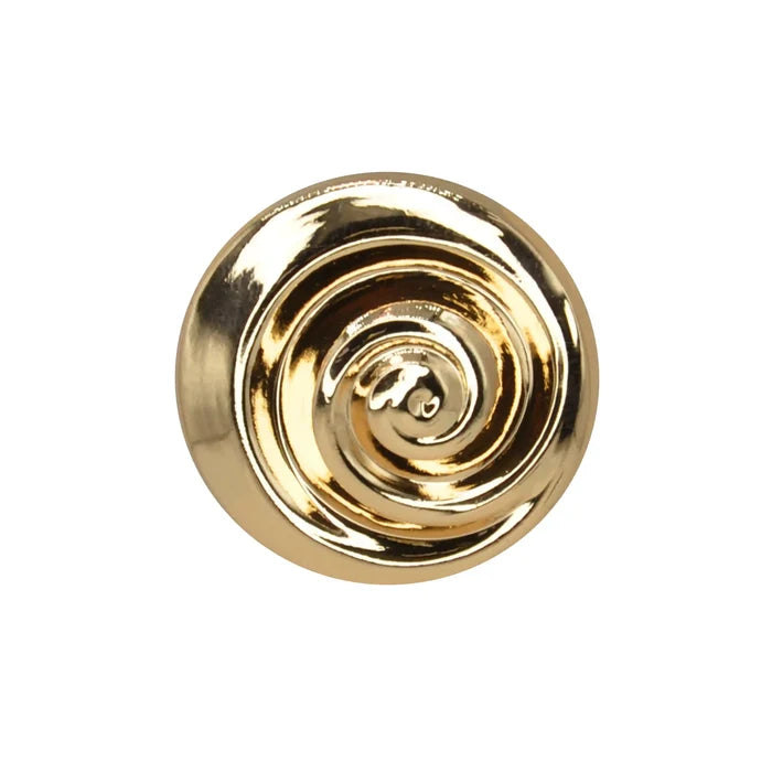 Spiral Style Metal Buttons | 15mm(24L), 18mm(28L) & 23mm(36L)