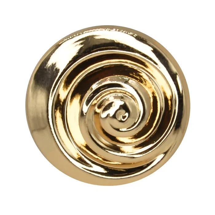 Spiral Style Metal Buttons | 15mm(24L), 18mm(28L) & 23mm(36L)