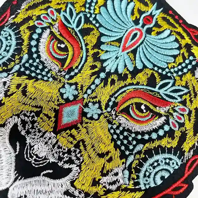 Spirit Jaguar Totem Head Patch | SKU_P-1