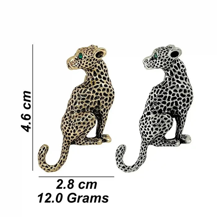 Spotted Leopard Statement Brooch