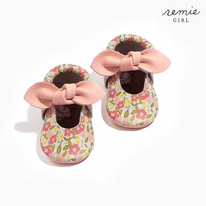 Spring Bouquet Knotted Bow Baby Shoe - Babies in Bloom