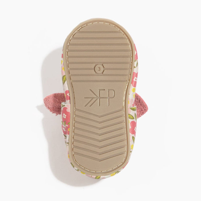 Spring Bouquet Knotted Bow Baby Shoe - Babies in Bloom