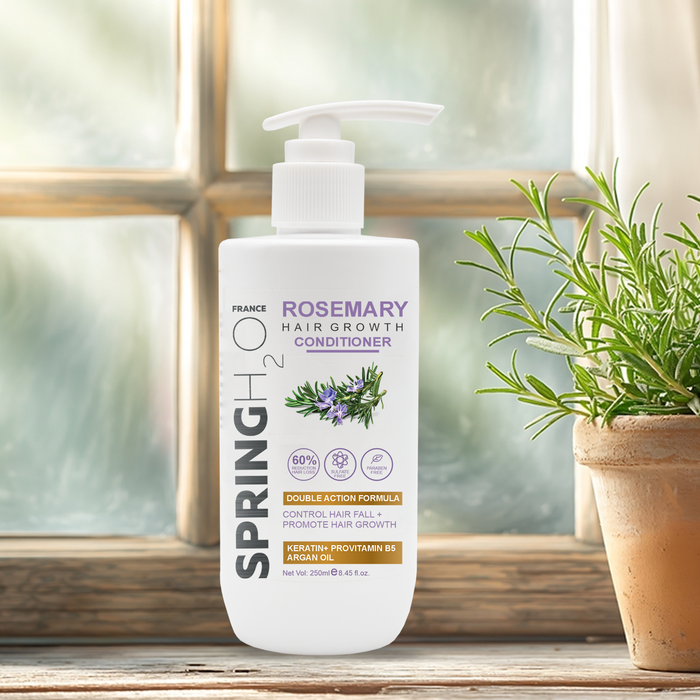 Spring H2O Rosemary Hair Growth Conditioner by the window