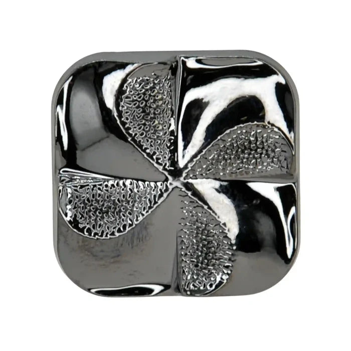 Square Four-Leaf Clover Button | 18mm(24L) & 23mm(36L)