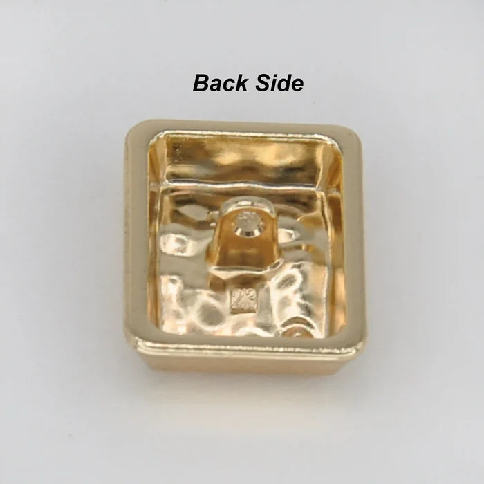 Square Jewel Buttons | 15mm(24L), 18mm(28L) & 23mm(36L)