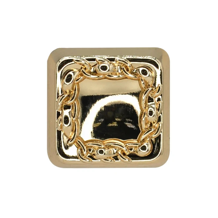 Square Metal Buttons | 15mm(24L),18mm(28L) & 20mm(31L)