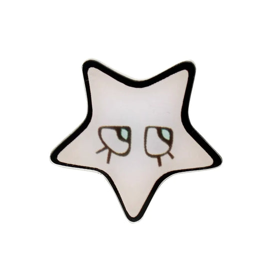Star Face Brooch