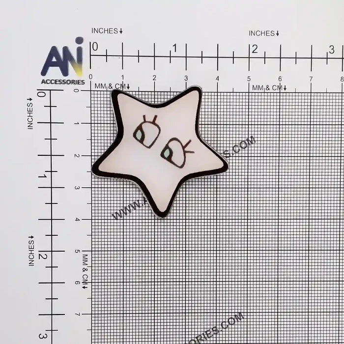 Star Face Brooch