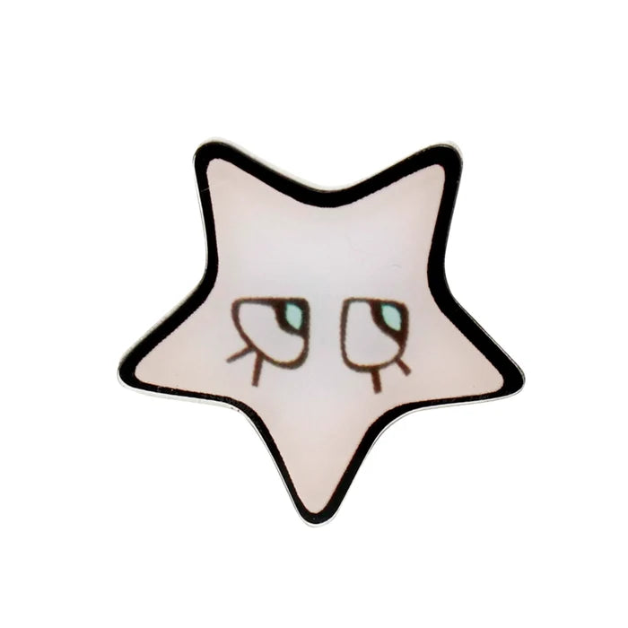 Star Face Brooch