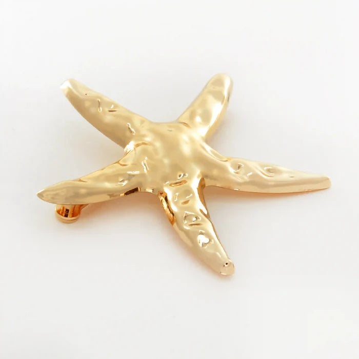 Star Hammered Metal Buckle