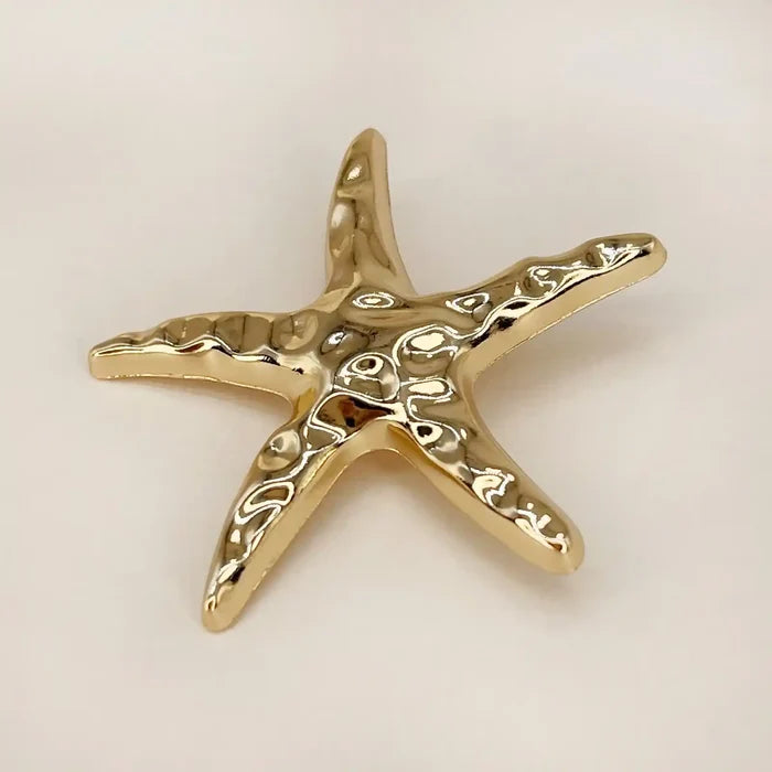 Star Shaped Golden Metal Buttons | 40mm(64L) M72