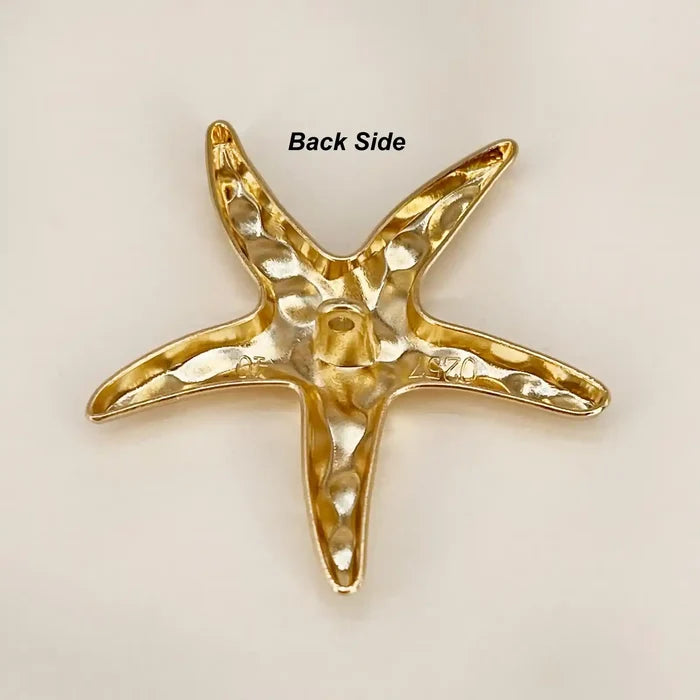 Star Shaped Golden Metal Buttons | 40mm(64L) M72