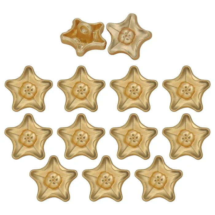 Star Style Metal Buttons | 12mm(20L)