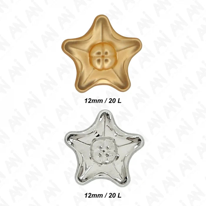 Star Style Shirt Buttons | 12mm(20L)