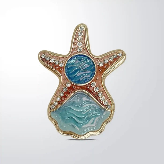 Starfish Shell Nautical Buckle