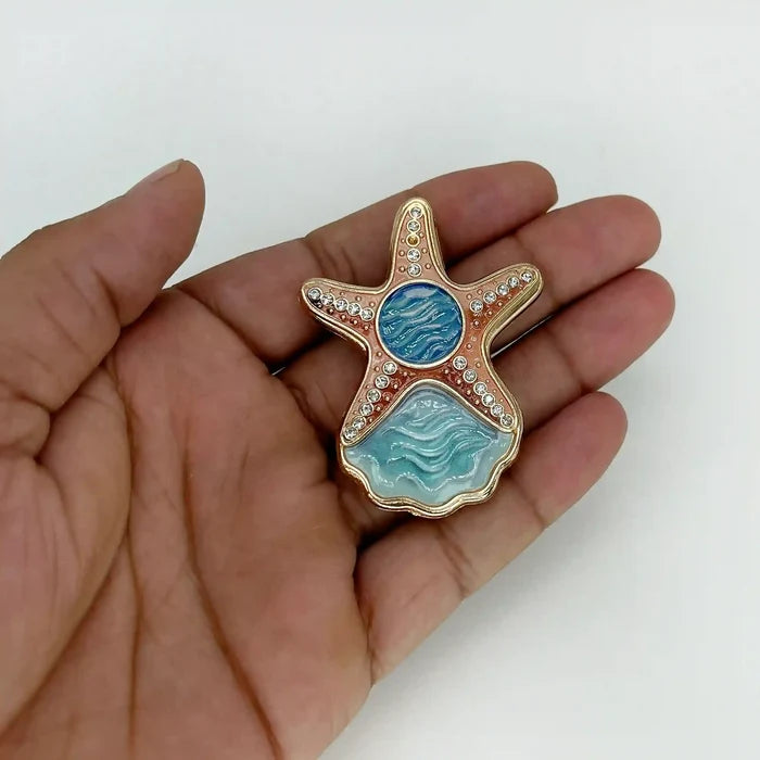 Starfish Shell Nautical Buckle