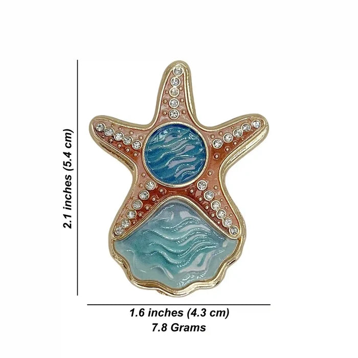 Starfish Shell Nautical Buckle