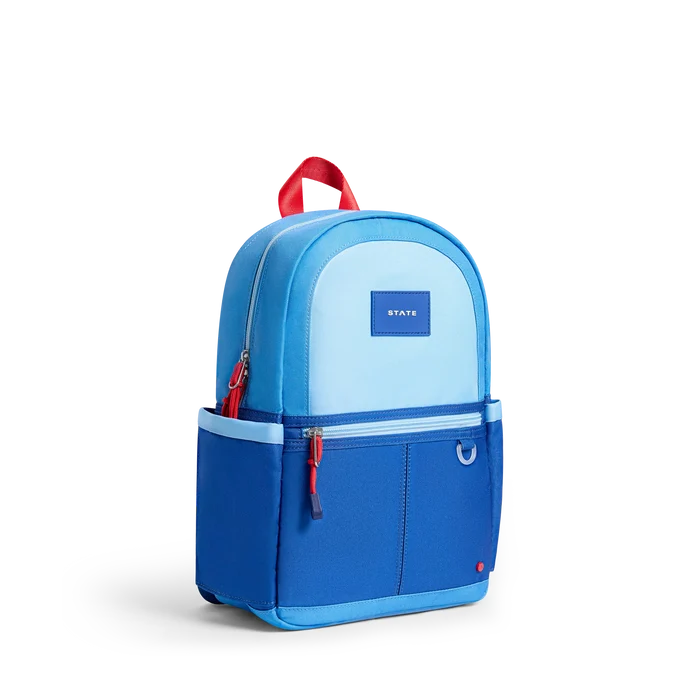 State Bags - Kane Mini Backpack - Blue/Light Blue Colorblock