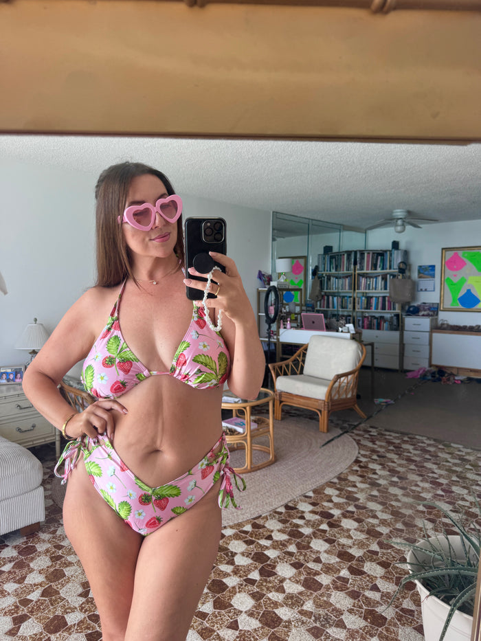 Strawberry Shortcake Triangle Bikini Top