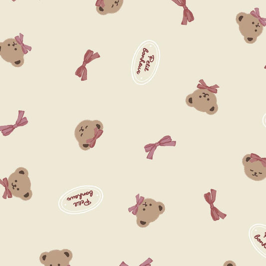 Stylish Bear - Cream - Korean Style - Cosmo