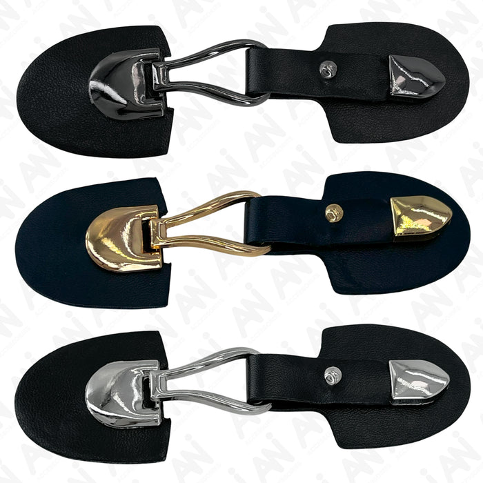 Stylish Pu Buckle for Clothing | 2 Piece