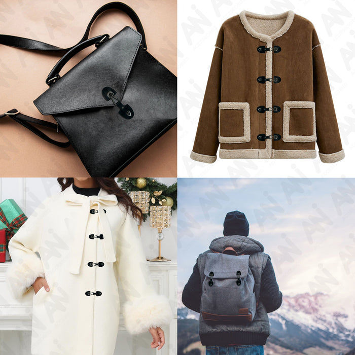 Stylish Pu Buckle for Clothing | 2 Piece