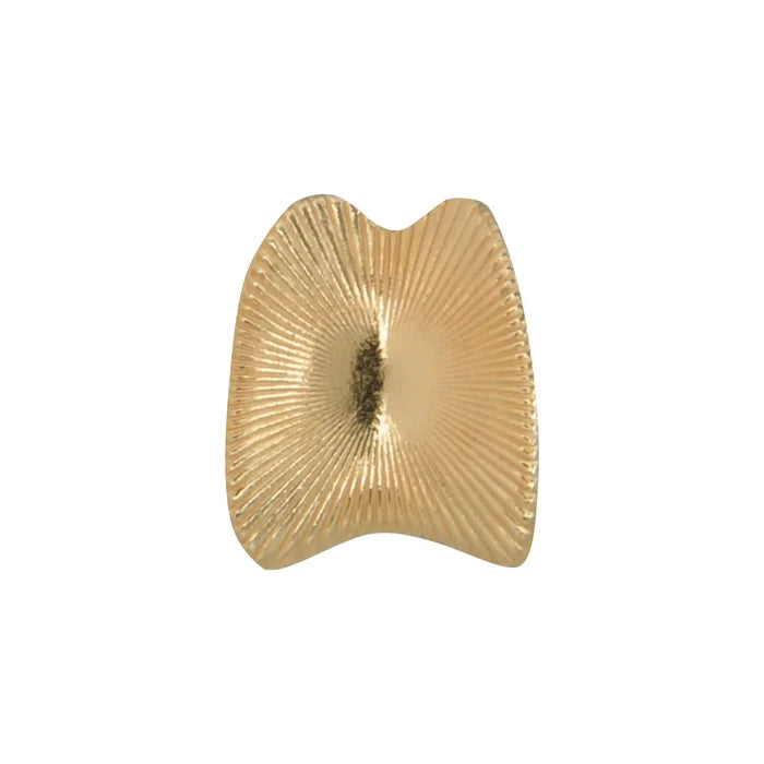 Stylized Shell Metal Button | 15mm & 24mm