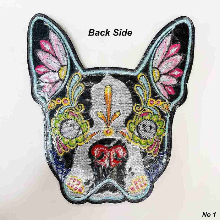 Sugar Skull Dog Embroidery | SKU_P-1